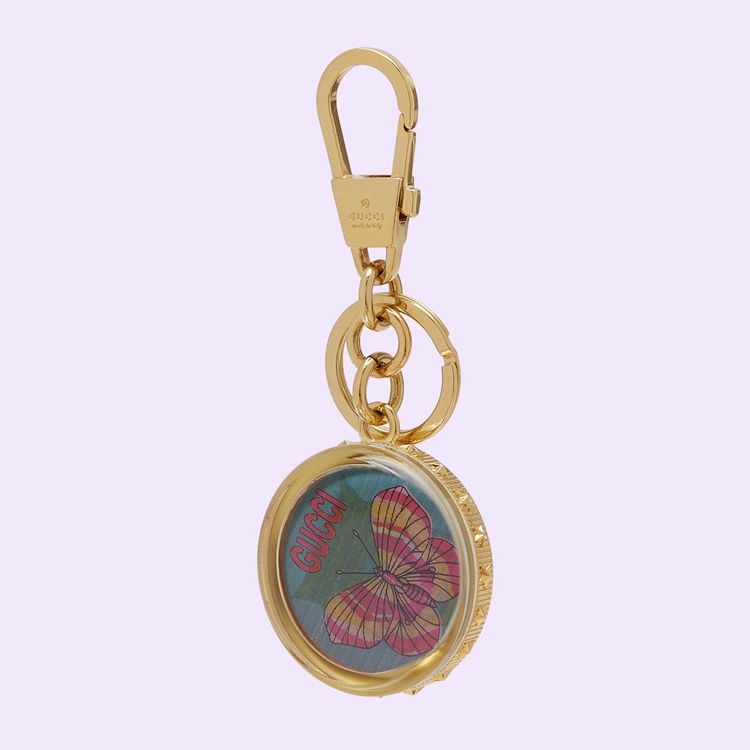 728225.9AABL.8767.004.100.0000.Light Gucci tiger keychain
